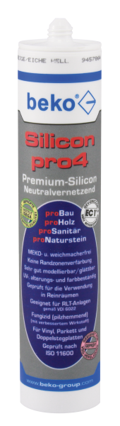 Neutralvernetzende Silicon-Dichtmasse betongrau 310ml